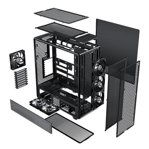 Antec 900 Full Tower Case, AI Workstation & Gaming Chassis, Supports E-ATX/Threadripper & Back-Connect MB, 6 PWM Fans Included, Type-C 10Gbps, 420mm - Image 4