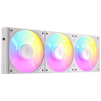 Antec Connect C120R Reverse White ARGB 3PK Performance 120mm PWM Fan: 4-pin PWM | LED: 3-pin  Vibration Absorbing and Anti-Noise Pads case fan - Image 2