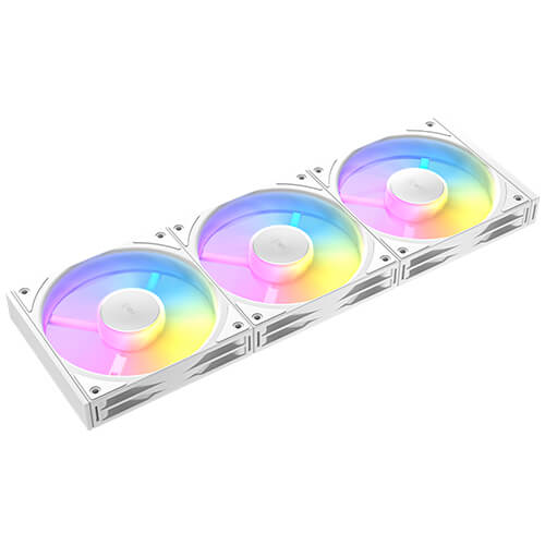Antec Connect C120R Reverse White ARGB 3PK Performance 120mm PWM Fan: 4-pin PWM | LED: 3-pin  Vibration Absorbing and Anti-Noise Pads case fan - Image 4