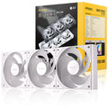 Antec Connect C120R Reverse White ARGB 3PK Performance 120mm PWM Fan: 4-pin PWM | LED: 3-pin  Vibration Absorbing and Anti-Noise Pads case fan - Image 1
