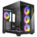 Antec C5 ARGB - Black, Mid Tower, ATX/Micro-ATX/ITX, 270° Tempered Glass, USB-C, 7× PWM ARGB Fans, 360mm Radiator, 2Yr Wty - Image 1