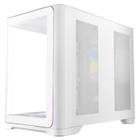Antec C5 Curve ARGB ATX mATX, Dual Chamber, 4x Perfromance PWM ARGB fans, 4mm TG, USB Type-C 3.2 Gen 2 x 1, Mid Tower White Case - Image 1