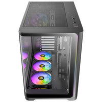 Antec C5 Curve ARGB ATX mATX, Dual Chamber, 4x Perfromance PWM ARGB fans, 4mm TG, USB Type-C 3.2 Gen 2 x 1, Mid Tower Black Case - Image 2