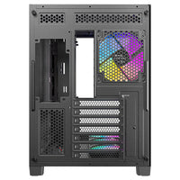 Antec C5 Curve ARGB ATX mATX, Dual Chamber, 4x Perfromance PWM ARGB fans, 4mm TG, USB Type-C 3.2 Gen 2 x 1, Mid Tower Black Case - Image 4