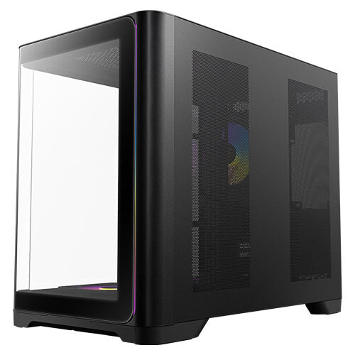 Antec C5 Curve ARGB ATX mATX, Dual Chamber, 4x Perfromance PWM ARGB fans, 4mm TG, USB Type-C 3.2 Gen 2 x 1, Mid Tower Black Case - Image 1