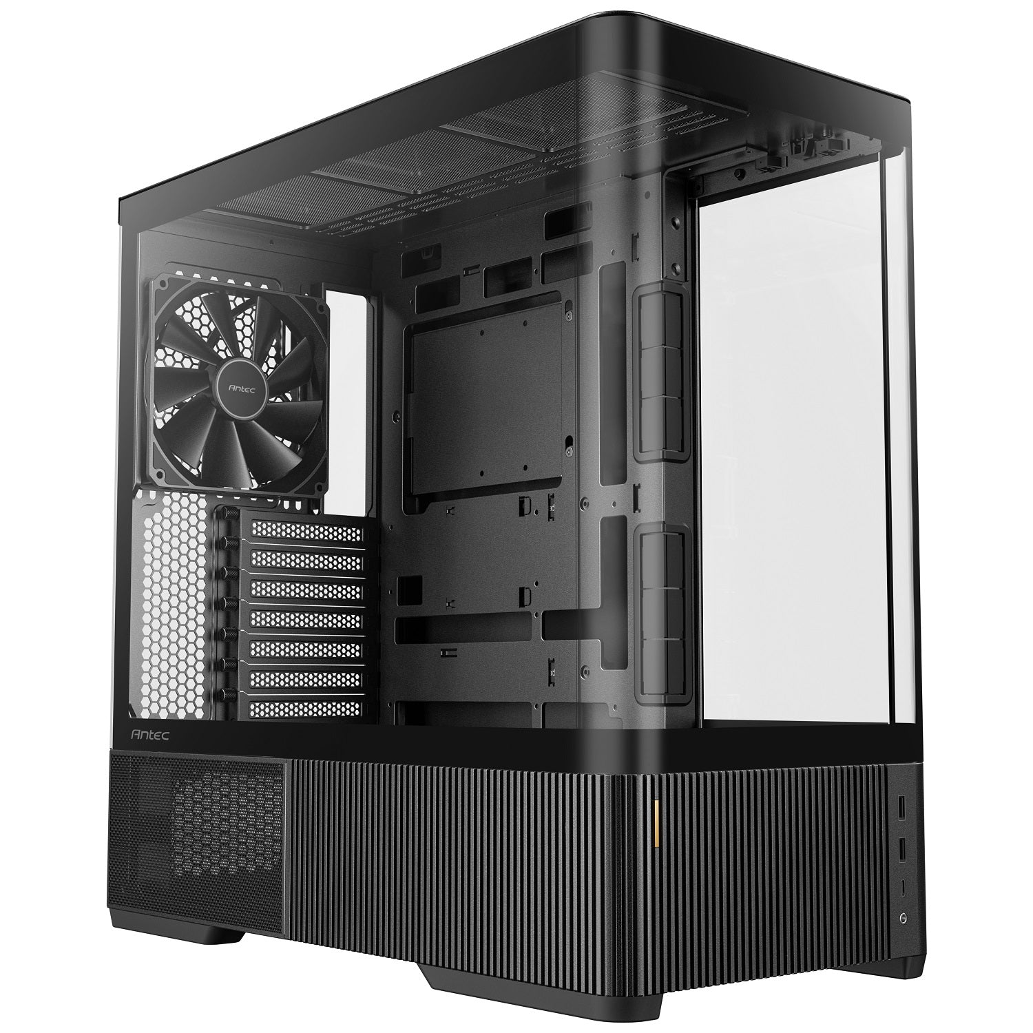 Antec C6 Curve AIR - Black, ATX/mATX/ITX, steel/glass, 7 slots, 450mm GPU, 180mm CPU, 3 PWM fans, USB-C 10Gbps - Image 3