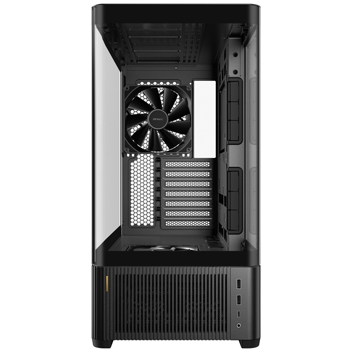 Antec C6 Curve AIR - Black, ATX/mATX/ITX, steel/glass, 7 slots, 450mm GPU, 180mm CPU, 3 PWM fans, USB-C 10Gbps - Image 5