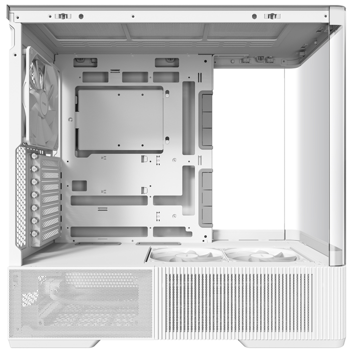 Antec C6 Curve AIR - White, ATX/mATX/ITX, steel/glass, 7 slots, 450mm GPU, 180mm CPU, 3 PWM fans, USB-C 10Gbps - Image 3