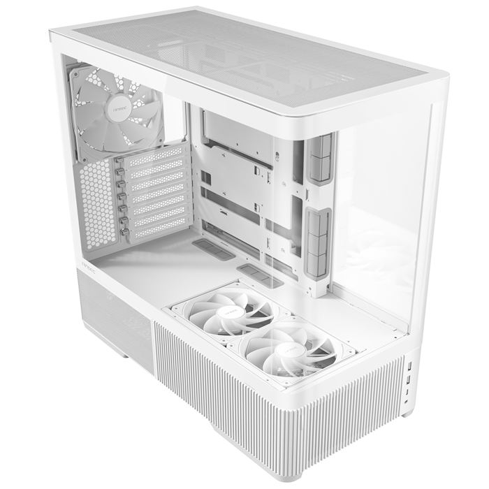 Antec C6 Curve AIR - White, ATX/mATX/ITX, steel/glass, 7 slots, 450mm GPU, 180mm CPU, 3 PWM fans, USB-C 10Gbps - Image 4