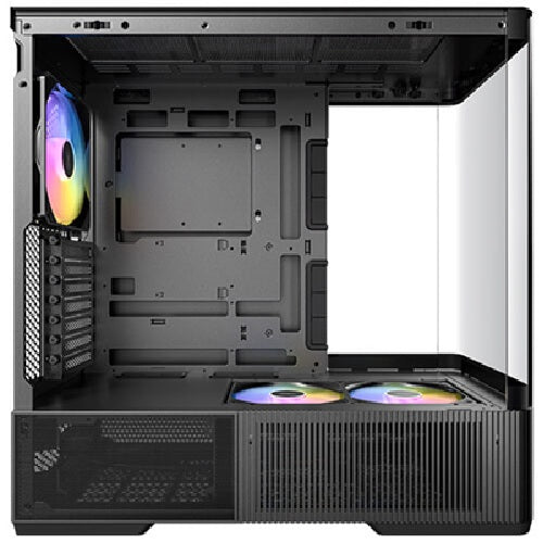 Antec C6 Curve ARGB, Mid Tower ATX case, tempered glass, 3 ARGB PWM fans, USB-C 10Gbps, GPU ≤450mm, CPU ≤180mm, 360mm radiator support - Image 3