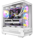 Antec C7-ARGB ATX,E-ATX Panoramic 270 View, USB-C, 4x ARGB PWM Fans. Side Radiator. RTX 5090, 9700x Back Connect MBs, Flip Door, White Case - Image 1