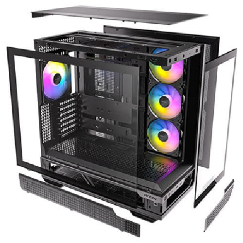 Antec C7 ARGB, Mid Tower, E-ATX/ATX/Micro-ATX/ITX, Tempered Glass, USB-C 10Gbps, 4× ARGB PWM Fans, 360mm Radiator, 2Yr Wty - Image 4