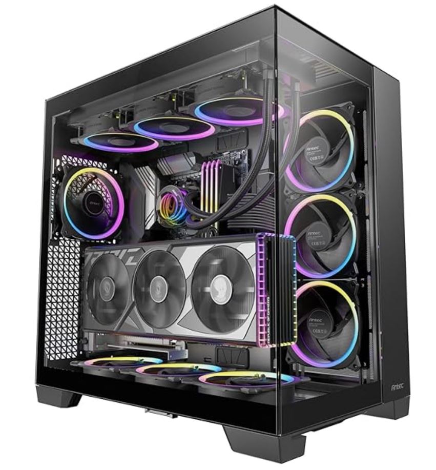 Antec C8 ARGB E-ATX, ATX, Dual Chamber, 2x 16CM ARGB Reverse Fans, 1x 14CM ARGB, USB-C, Large Clearance, 8x PCI for Large GPU, Ultra  Case - Image 1