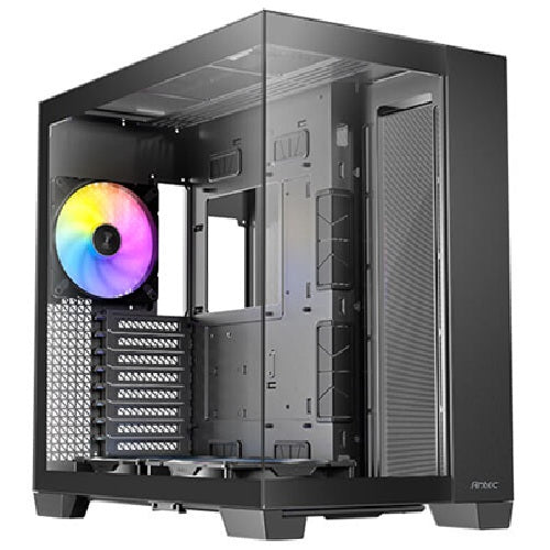 Antec C8 ARGB - Black, Full Tower, E-ATX/ATX/Micro-ATX/ITX, 270° Tempered Glass, USB-C 10Gbps, 3× ARGB PWM Fans, 360mm Radiator, 2Yr Wty - Image 1
