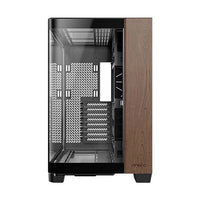 Antec C8 CURVE Wood E-ATX, ATX Seamelss View Front and Side, USB-C, 4mm Tempered Glass, 360mm liquid cooler top, bottom, side. 2x USB 3.0 Black Case - Image 3
