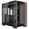 Antec C8 Curve Wood - Wallnut, E-ATX/Micro-ATX/ITX Curved TG, Back-Connect, 3x360mm Rad, 440mm GPU, USB-C 10Gbps, 2Yr Wty - Image 1
