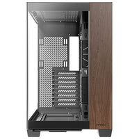 Antec C8 Wood ATX, E-ATX, Seamless Edge View Front and Side, USB-C, 4mm Tempered Glass, 360mm liquid cooler top, bottom, side. 2x USB 3.0 Black Case - Image 3