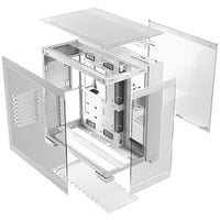 Antec C8 E-ATX, mATX, ITX, Seamless Edge View Front and Side, USB-C, 4mm Tempered Glass, 360mm liquid cooler top, bottom, side. 2x USB 3.0 White Case - Image 4