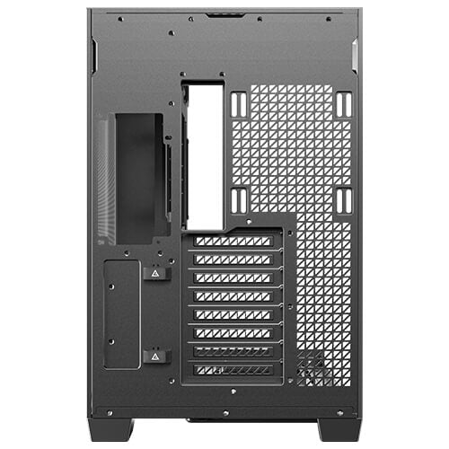 Antec C8 ATX, E-ATX. mATX, Seamless Edge View Front and Side, USB-C, 4mm Tempered Glass, 360mm liquid cooler top, bottom, side. 2x USB 3.0 Black Case - Image 3