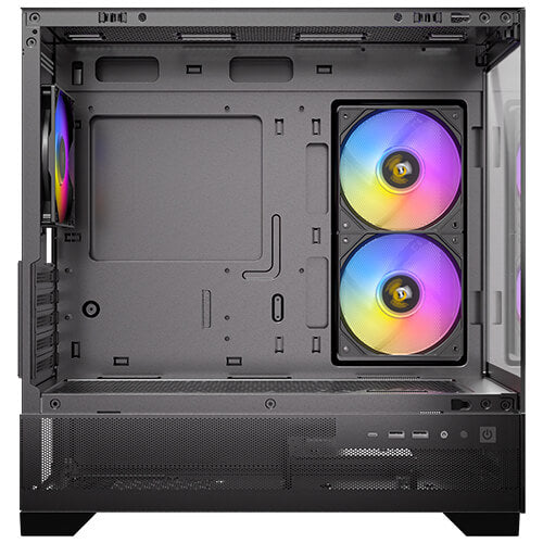 Antec CX500M ARGB - Black, Mini Tower, Micro-ATX/ITX, 270° Tempered Glass, USB-C, 3× ARGB Fans, 360mm Radiator, 1Yr Wty - Image 3