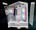 Antec CX700 ARGB White, ATX, USB Type-C 3.2 Gen 2, Tool Free Panels, Vertical Cooling, 3x 120mm PWM ARGB Fans, Heat dissipationg Gaming Case - Image 1