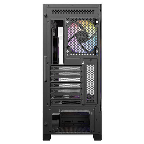 Antec CX700 ARGB - Black, Mid Tower, ATX/Micro-ATX/ITX, 270° Tempered Glass, USB-C, 3× ARGB PWM Fans, 360mm Radiator, 1Yr Wty - Image 4