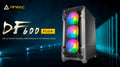 (LS) Antec DF600 FLUX ATX,  5 x120mm Fans Included, 3x ARGB & 2x PWM + Fan Controller, Tempered Glass Side, 2x USB 3.0 High Airflow Thermal Gaming Cas - Image 1