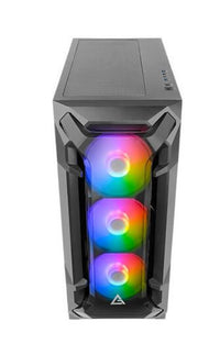 (LS) Antec DF600 FLUX ATX,  5 x120mm Fans Included, 3x ARGB & 2x PWM + Fan Controller, Tempered Glass Side, 2x USB 3.0 High Airflow Thermal Gaming Cas - Image 3