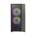 Antec Flux Rear ATX Micro-ATX ITX, TG side, 7 slots, 1x3.5”,2x2.5”, 5 fans incl ARGB, 360mm rad, GPU≤400mm, Mid Tower case - Image 1