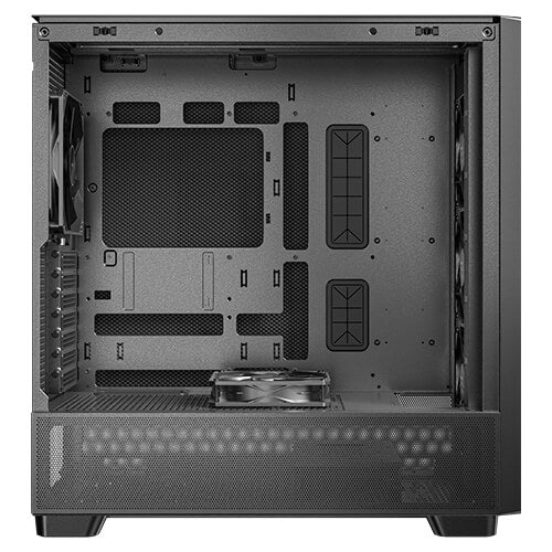 Antec Flux SE ATX, E-ATX, matx, Walnut Wood Trim Solid Side Panel, 5 x PWM Fans, Multi-Direction Vent design, Removable Top Cooling Bracket. Case - Image 3