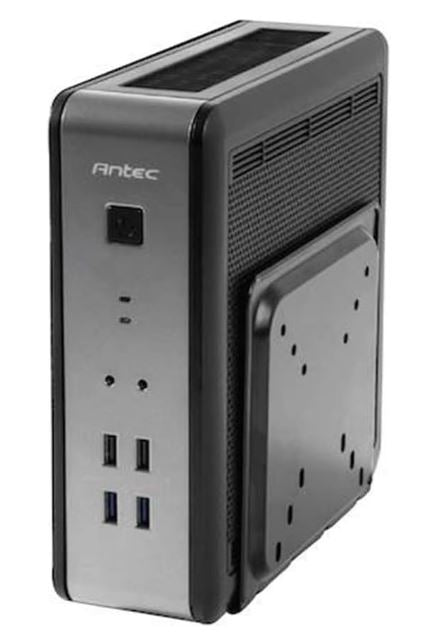 (LS)Antec ISK110-VESA ITX MB, Slim Form Factor case with External 90w PSU. 2 x USB 3.0 and 2 x USB 2.0. HD Audio. VESA Bracket 100x 100. Case Nuc (LS) - Image 2