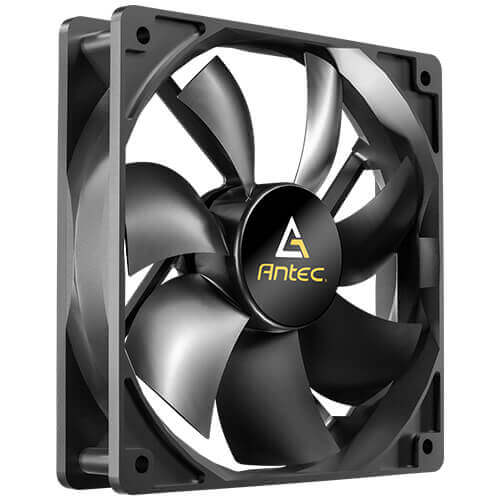 Antec N12 3PK 120mm DC fans, hydraulic bearing, 1200RPM, 42.58CFM, 1.11mmH₂O, 22.3dB, 30k h life, 3-pin, 12V, ≤0.24A, 1-yr warranty - Image 3