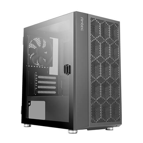 Antec NX200M m-ATX, ITX Case, Large Mesh Front for excellent cooling, Side Window, 1x 12CM Fan Included, Radiator 240mm. GPU 275mm (LS) - Image 1
