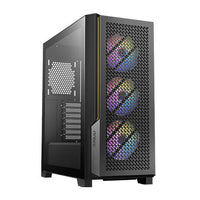 Antec P20C ARGB, ATX, E-ATX, High Airflow, USB-C, Cable management, 4x HDD/SSD , 375mm GPU, 170mm CPU, 3x ARGB PWM 12CM,Fan Control, Case (LS) - Image 5