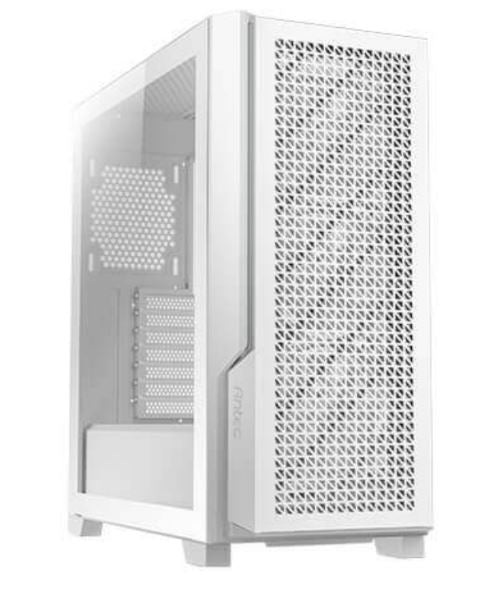 Antec P20C White, ATX, E-ATX, ATX, USB-C, Cable management , 4x HDD or SSD , 375mm GPU, 170mm CPU  3x PWM white 12 CM Fan, Tempered Glass,  Case (LS) - Image 2