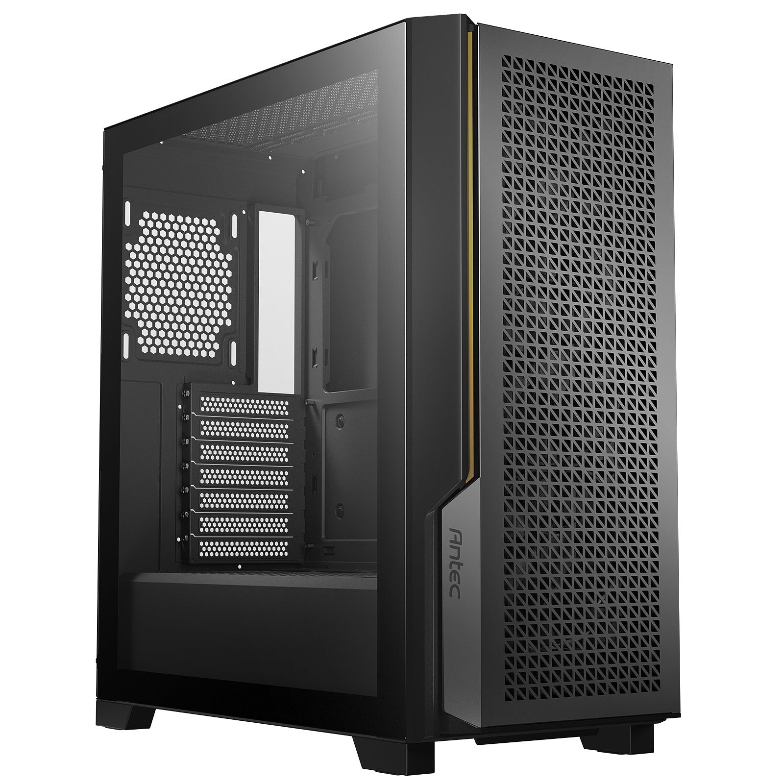 Antec P20C ATX, E-ATX High Airflow, USB-C, Cable management , 4x HDD or SSD , 375mm GPU, 170mm CPU  3x PWM 12 CM Fan, Tempered Glass, Gaming Case - Image 1