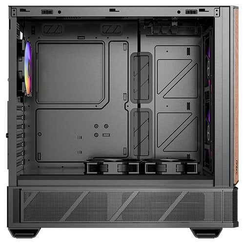 Antec P30 ARGB Mid Tower, 478×222×465 mm, Steel+Plastic+Wood, ATX/mATX/ITX, 4mm TG, 2xUSB3.0, Type-C, 7 slots, 2/1×3.5"/2.5", ARGB fans 3+2, GPU 405 - Image 3