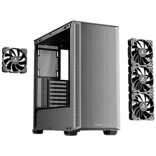 Antec P7 S 478 x 222 x 465 mm ATX/M-ATX/ITX, Steel + Plastic, USB-C 3.2, 4×120mm PWM fans, 360mm radiator, GPU 405mm, PSU 270mm Mid-Tower ATX Case - Image 5