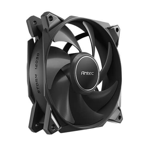 Antec StormT3 120mm PWM FDB FaN High Airflow 66.56 CFM, Air Pressure 2.7, Noise Level 25.8. Woven Cable, PMW Daisy Chain design, 3 Yrs Warranty(LS) - Image 2
