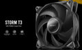 Antec Storm 140mm T3 PWM FDB 3 pack, High Airflow 112 CFM, Air Pressure 2.7, Noise Level 33.69 Woven Cable, PMW Daisy Chain design Fan, 3 Yrs Warranty - Image 1