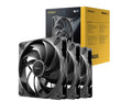 Antec Tranquil140, PWM, 2000RPM, 59.23CFM, 2.46mmH₂O, 4 Pin PWM Connector, 140mm x 25mm Performance  case Fan, Tranquil Series 3 Pack(LS) - Image 1