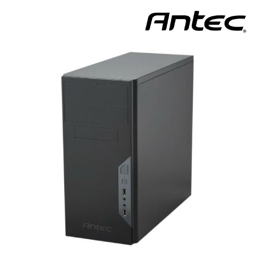 Antec VSK3500 mATX Business Office Case w/ true 500w PSU. 2x 5.25" ODD Bay, 3.5" x 1, 2x USB 3.0 Thermally Advanced.  8PIN EPS, 1x 92mm Fan. 2 Yrs Wty - Image 1