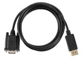 OEM DisplayPort to VGA/D-Sub Cable 1.8m Male to Male - Image 1