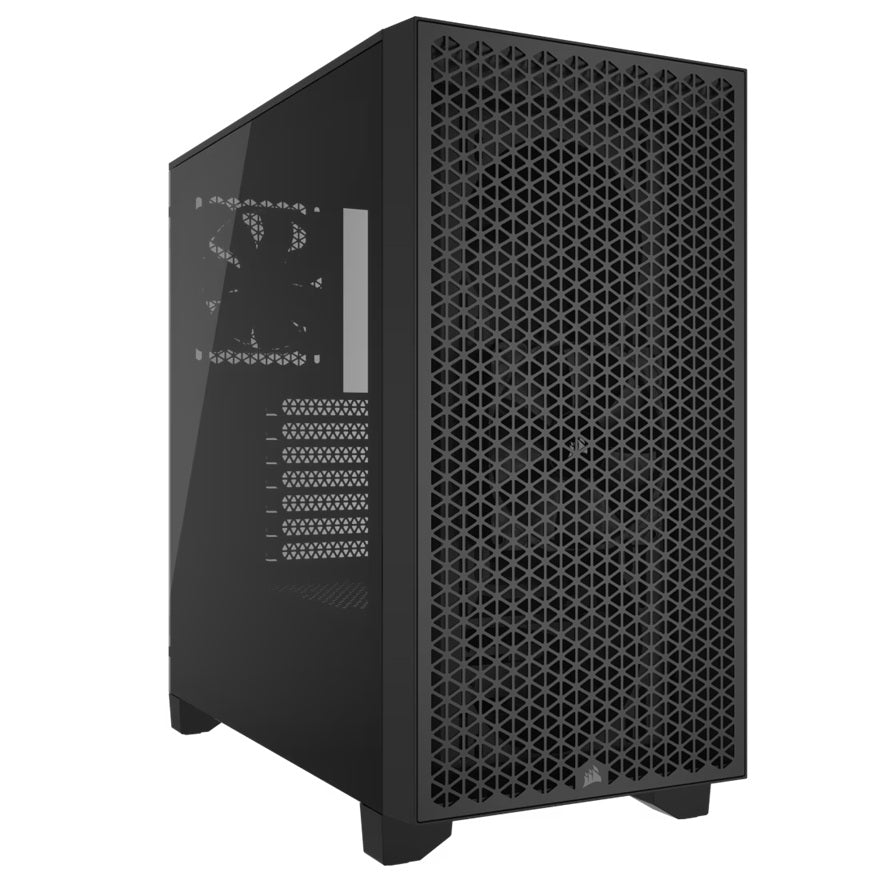 Corsair 3000D AIRFLOW Mid-Tower PC Case - Black, Steel, Tempered Glass, ATX, 7 Slots, 360mm GPU, 170mm CPU, 2yr wty - Image 5