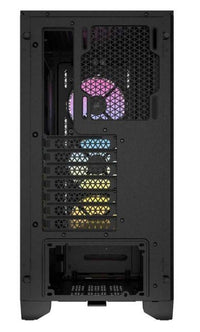 Corsair 3000D RGB AIRFLOW Mid-Tower PC Case - Black, ATX, 360 GPU, 170 CPU cooler, 220 PSU, 3x AR120 RGB, 2x USB-A 3.2 Gen 1 - Image 3