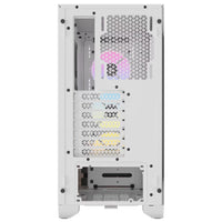 Corsair 3000D RGB AIRFLOW Mid-Tower PC Case - White, ATX, 360 GPU, 170 CPU cooler, 220 PSU, 3x AR120 RGB, 2x USB-A Gen 1 - Image 3