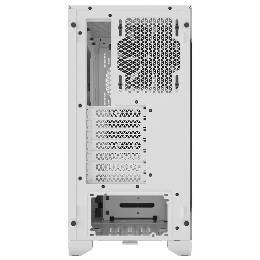 Corsair 3000D AIRFLOW Mid-Tower PC Case - White, Tempered Glass, ATX, 360mm GPU, 170mm CPU, 360mm radiator, 7 slots, USB 3.2, Dust Filtered, 2yr wty - Image 3