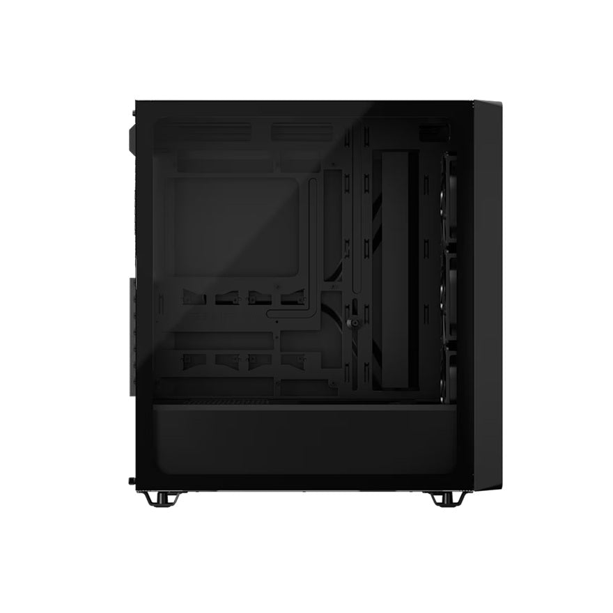 Corsair 3200D RS Mid-Tower PC Case - Black, ATX mATX ITX, TG panel, 400mm GPU, 165mm CPU, 360mm rad, USB-C, 7 slots, 2x2.5 1x3.5, 2yr wty, steel TG - Image 2