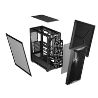 Corsair 3200D RS Mid-Tower PC Case - Black, ATX mATX ITX, TG panel, 400mm GPU, 165mm CPU, 360mm rad, USB-C, 7 slots, 2x2.5 1x3.5, 2yr wty, steel TG - Image 3