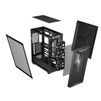 Corsair 3200D RS Mid-Tower PC Case - Smoke, ATX mATX ITX, TG panel, 400mm GPU, 165mm CPU, 360mm rad, USB-C, 7 slots, 2x2.5 1x3.5, 2yr wty, steel TG - Image 3